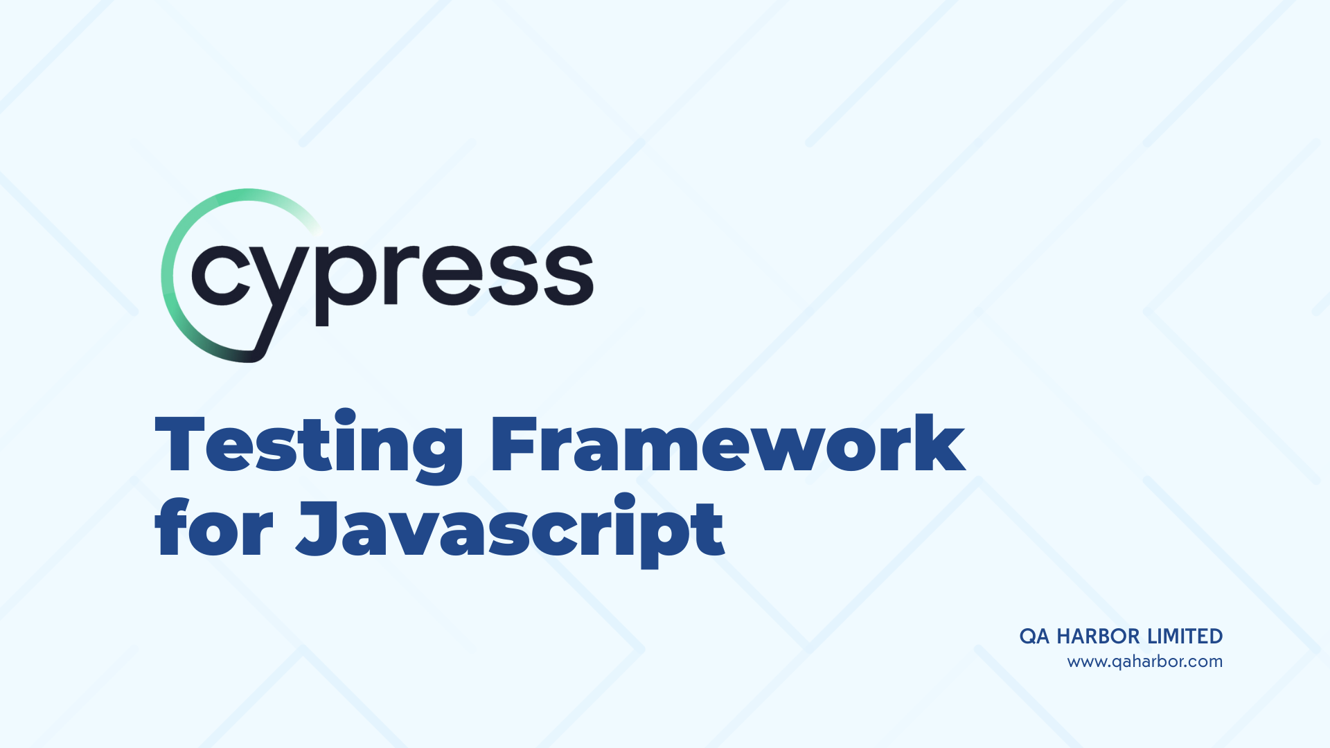 Cypress Testing Frameworks for Javascript