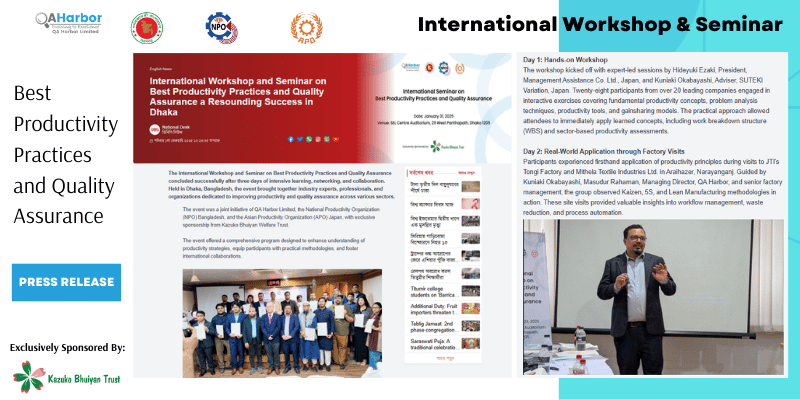 International Workshop and Seminar on Best Productivity Practices and Quality Assurance QA Harbor1